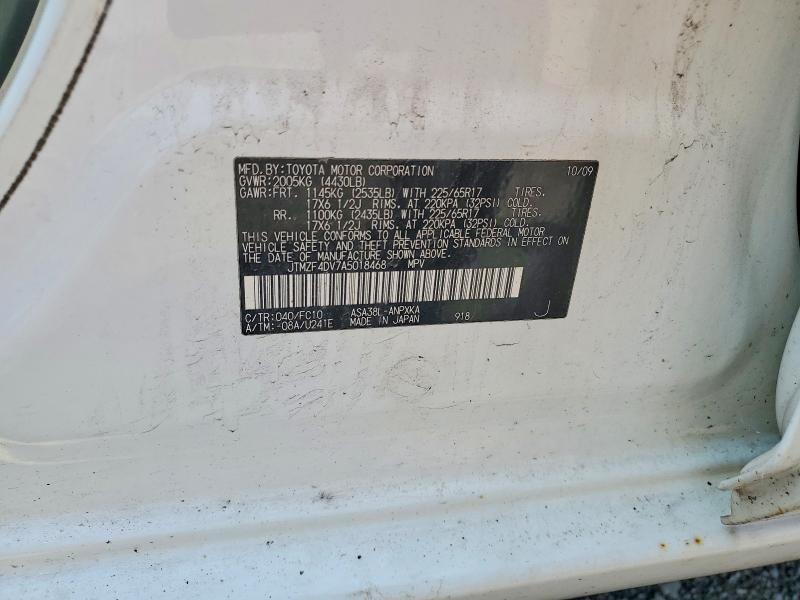 Продажа на аукционе авто 2010 Toyota Rav4, vin: JTMZF4DV7A5018468, номер лота: 61997256