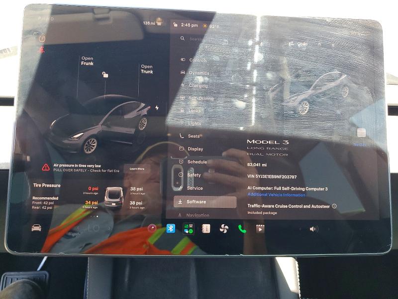 Aukcja sprzedaży 2022 Tesla Model 3, vin: 5YJ3E1EB9NF203797, numer aukcji: 60086626