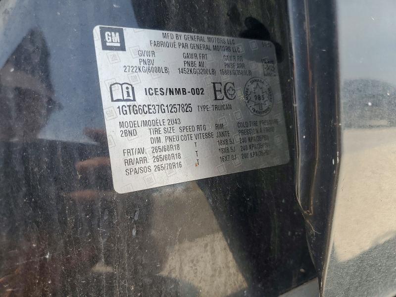 Aukcja sprzedaży 2016 Gmc Canyon, vin: 1GTG6CE37G1257825, numer aukcji: 58049636