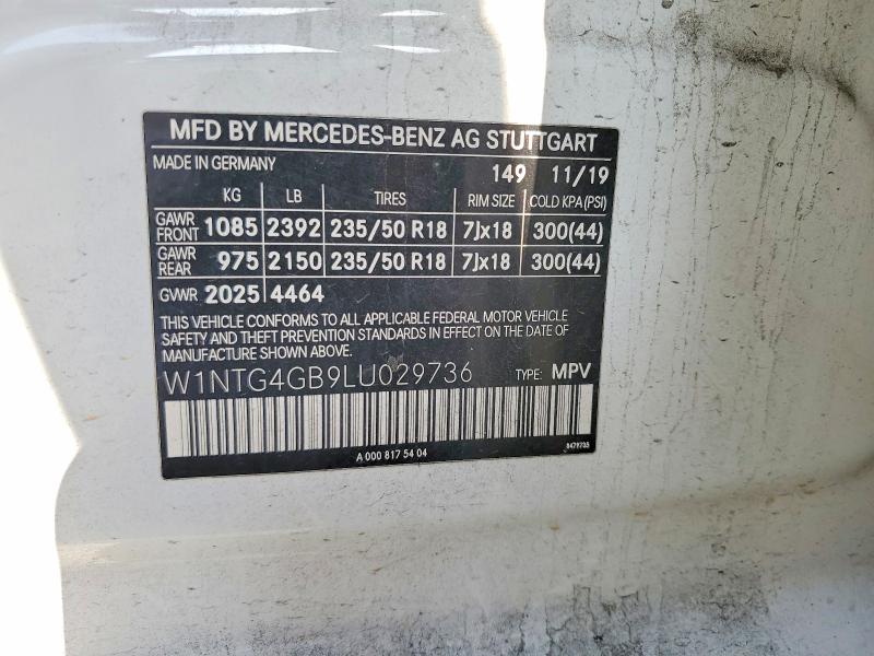 Продаж на аукціоні авто 2020 Mercedes-benz Gla, vin: W1NTG4GB9LU029736, номер лоту: 63174306