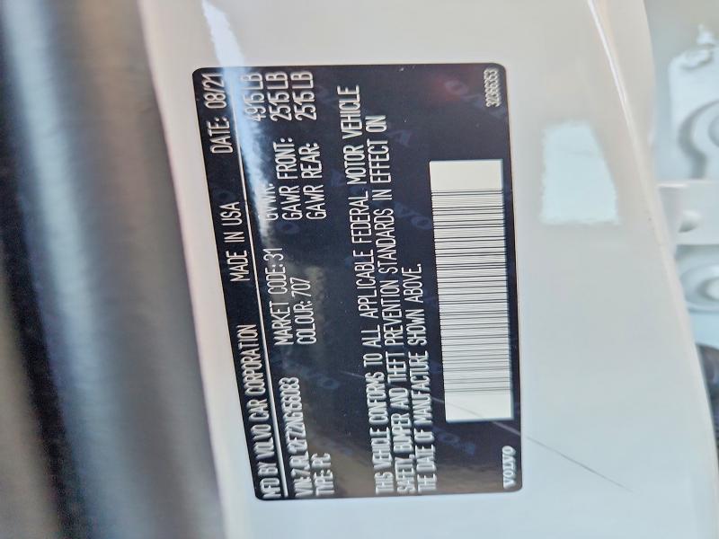 Aukcja sprzedaży 2022 Volvo S60, vin: 7JRL12FZ2NG156083, numer aukcji: 60252546
