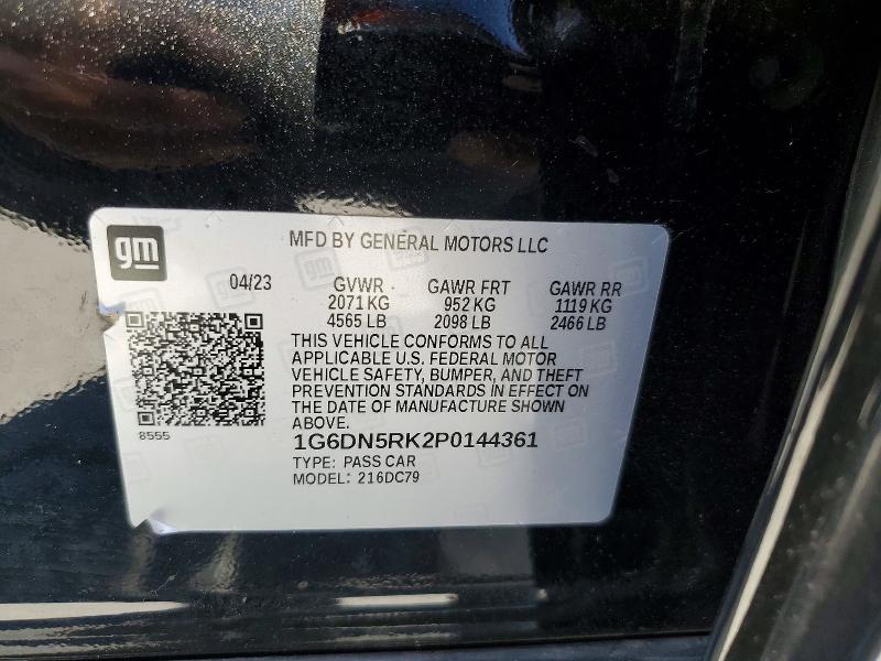 Продажа на аукционе авто 2023 Cadillac Ct5, vin: 1G6DN5RK2P0144361, номер лота: 62666676