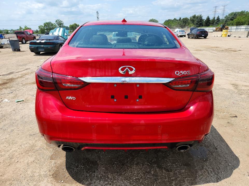 Продаж на аукціоні авто 2019 Infiniti Q50, vin: JN1FV7AR5KM800938, номер лоту: 61796986