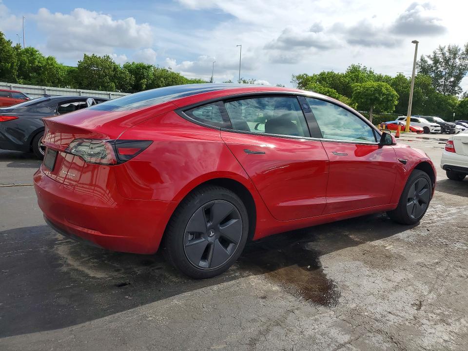 Продажа на аукционе авто 2022 Tesla Model 3, vin: 5YJ3E1EB1NF103404, номер лота: 59729856