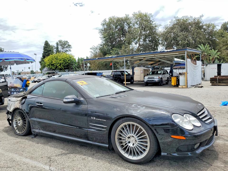 57699386 :رقم المزاد ، WDBSK74F13F036788 vin ، 2003 Mercedes-benz Sl مزاد بيع
