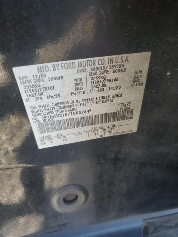 2001 Ford F250 მანქანა იყიდება აუქციონზე, vin: 1FTNW21F71EB57645, აუქციონის ნომერი: 62125706