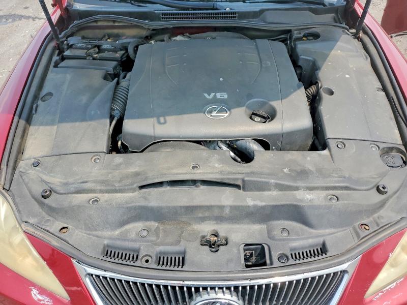 Продажа на аукционе авто 2007 Lexus Is, vin: JTHBK262372053876, номер лота: 62384966