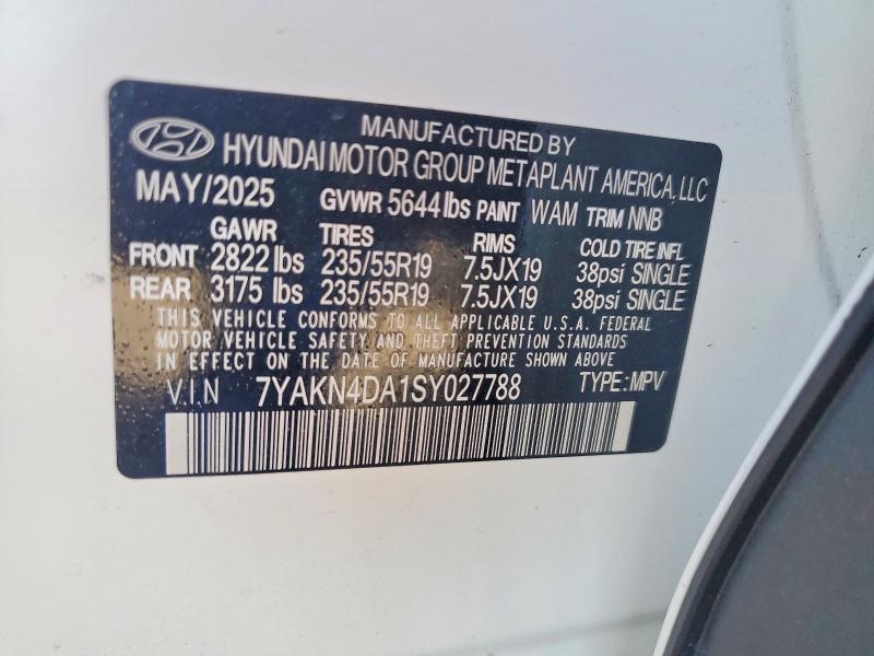 Aukcja sprzedaży 2025 Hyundai Ioniq 5, vin: 7YAKN4DA1SY027788, numer aukcji: 60488186
