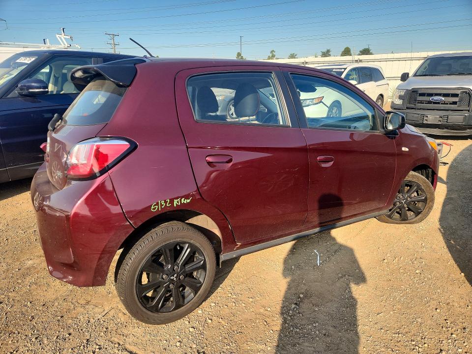 60917376 :رقم المزاد ، ML32AWHJ6NH005043 vin ، 2022 Mitsubishi Mirage مزاد بيع