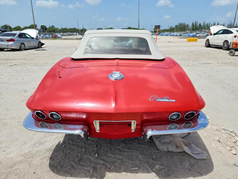 1965 Chevrolet Corvette მანქანა იყიდება აუქციონზე, vin: 194675S122966, აუქციონის ნომერი: 60446356