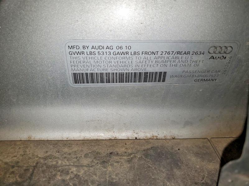 Aukcja sprzedaży 2011 Audi A6, vin: WAUKGAFBXBN007527, numer aukcji: 61526226