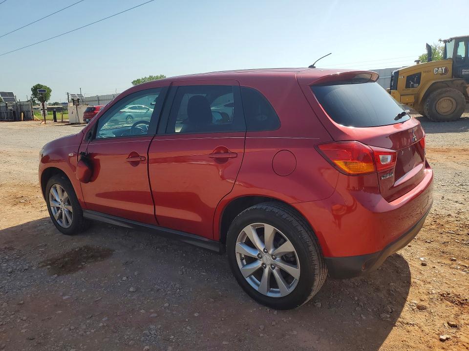 2015 Mitsubishi Outlander Sport მანქანა იყიდება აუქციონზე, vin: 4A4AP3AU2FE021827, აუქციონის ნომერი: 61325066