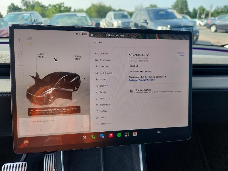 59649436 :رقم المزاد ، 7SAYGDEE4TA391511 vin ، 2026 Tesla Model Y مزاد بيع