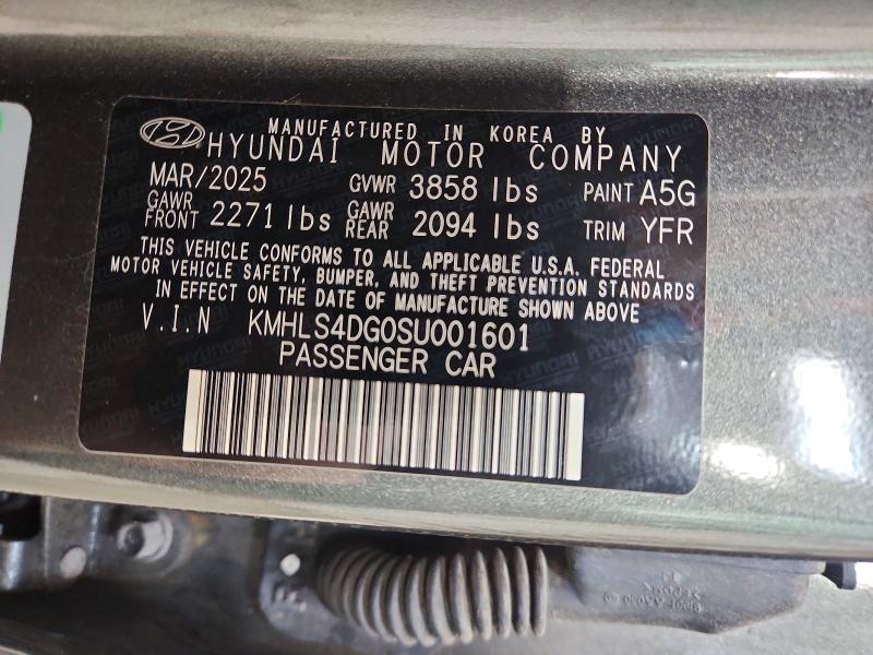 Aukcja sprzedaży 2025 Hyundai Elantra, vin: KMHLS4DG0SU001601, numer aukcji: 61040066