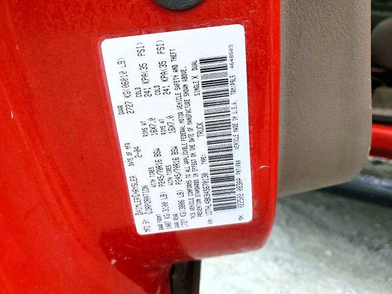 Продаж на аукціоні авто 2004 Dodge Dakota, vin: 1D7AL48K845670130, номер лоту: 63051366