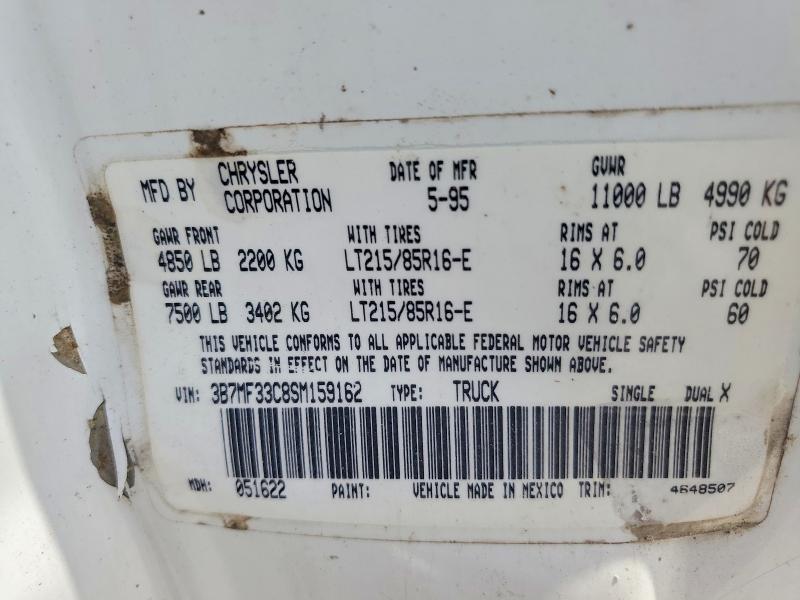 Aukcja sprzedaży 1995 Dodge Ram 3500, vin: 3B7MF33C8SM159162, numer aukcji: 59161036