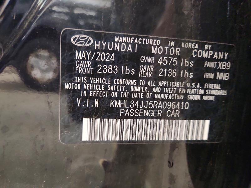 Продажа на аукционе авто 2024 Hyundai Sonata Hybrid, vin: KMHL34JJ5RA096410, номер лота: 60107316