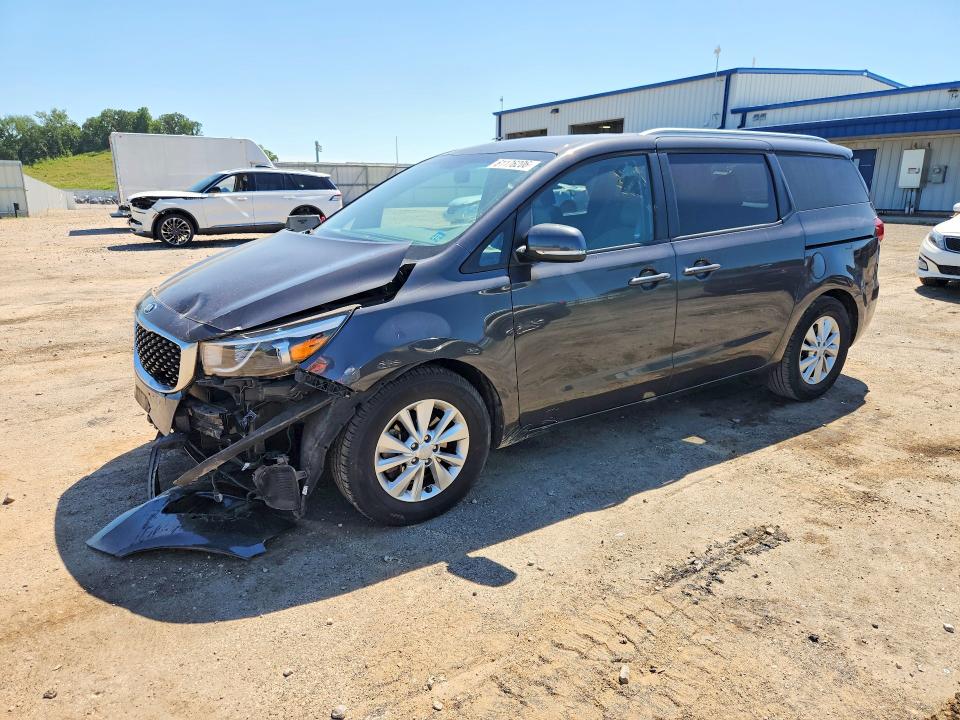 61176206 :رقم المزاد ، KNDMB5C15H6314894 vin ، 2017 Kia Sedona مزاد بيع