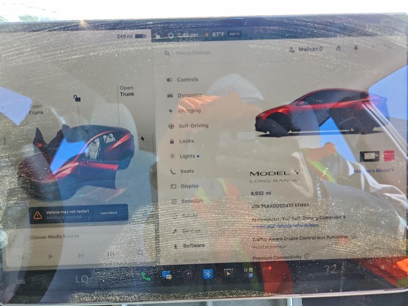 62876456 :رقم المزاد ، 7SAYGDED4TF411461 vin ، 2026 Tesla Model Y مزاد بيع