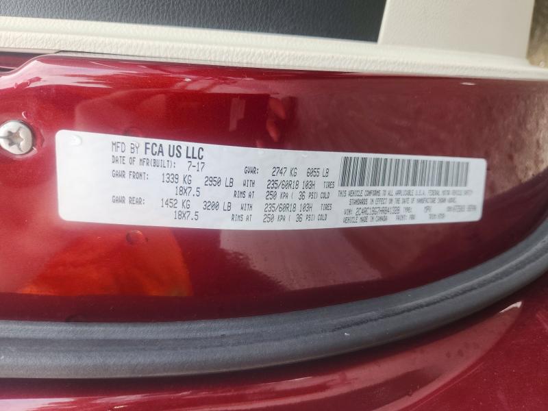 62522476 :رقم المزاد ، 2C4RC1BG7HR841328 vin ، 2017 Chrysler Pacifica مزاد بيع