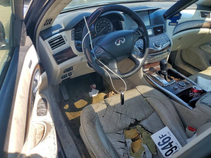 59795946 :رقم المزاد ، JN1BY1AP8CM334005 vin ، 2012 Infiniti M37 مزاد بيع