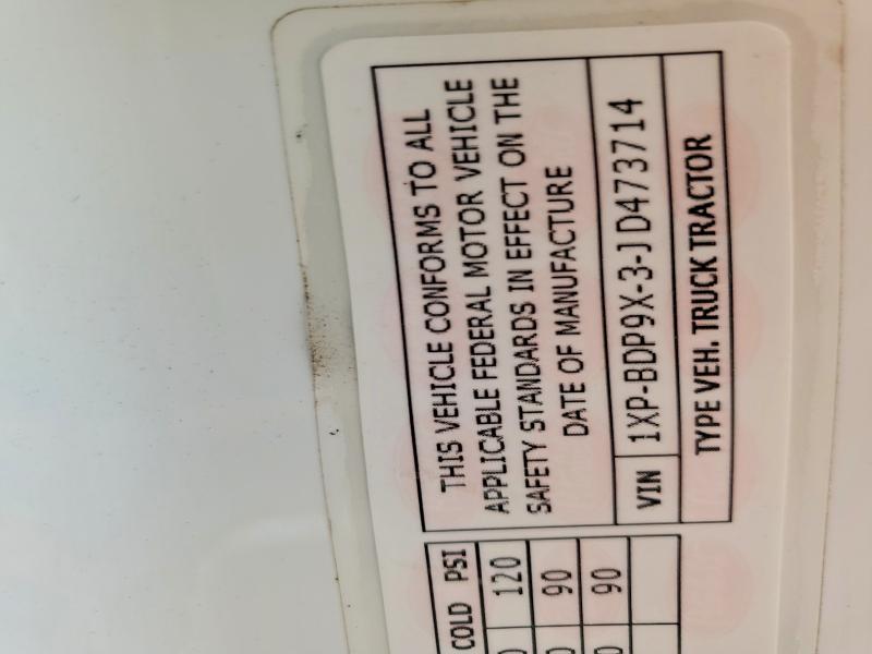 Продажа на аукционе авто 2018 Peterbilt 579, vin: 1XPBDP9X3JD473714, номер лота: 60492926