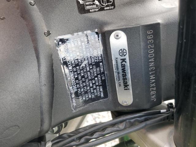Продажа на аукционе авто 2022 Kawasaki Zx1002, vin: JKBZXVM13NA002366, номер лота: 62669696