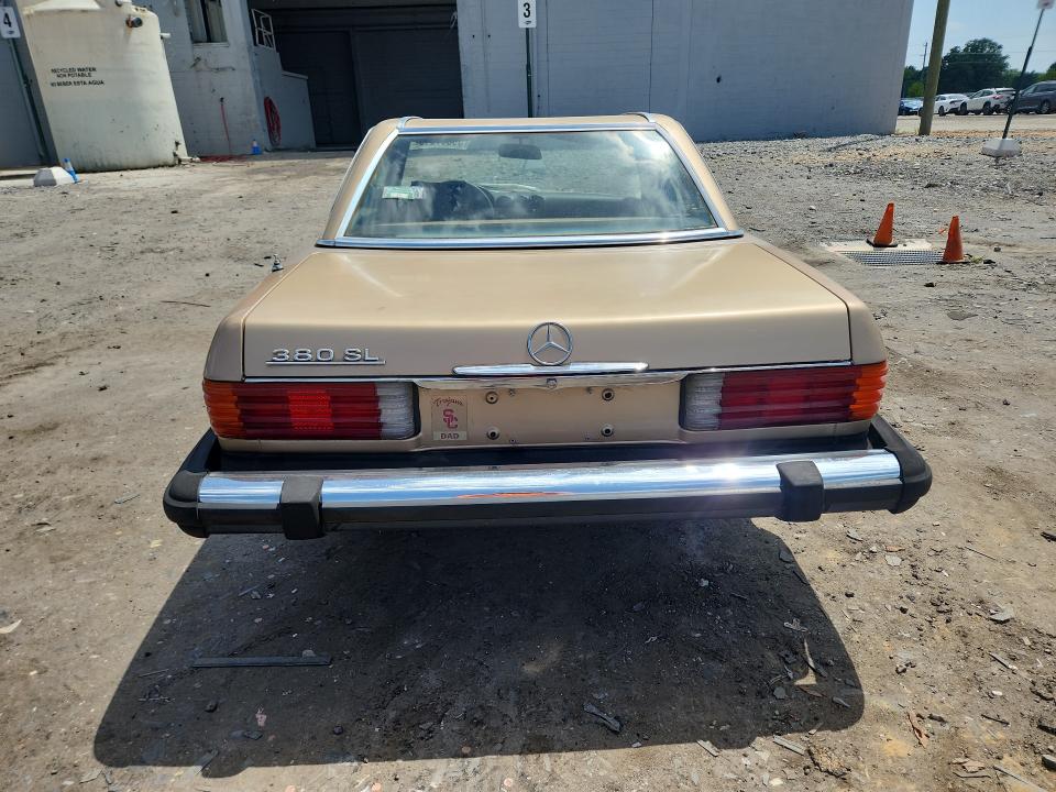 1981 Mercedes-benz 380 მანქანა იყიდება აუქციონზე, vin: WDBBA45AXBB006523, აუქციონის ნომერი: 59307016