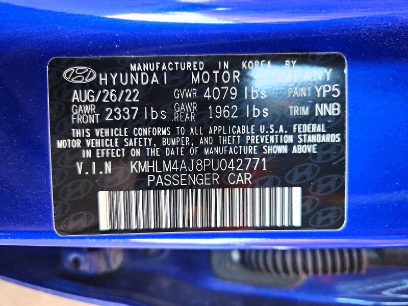 Aukcja sprzedaży 2023 Hyundai Elantra, vin: KMHLM4AJ8PU042771, numer aukcji: 62228436