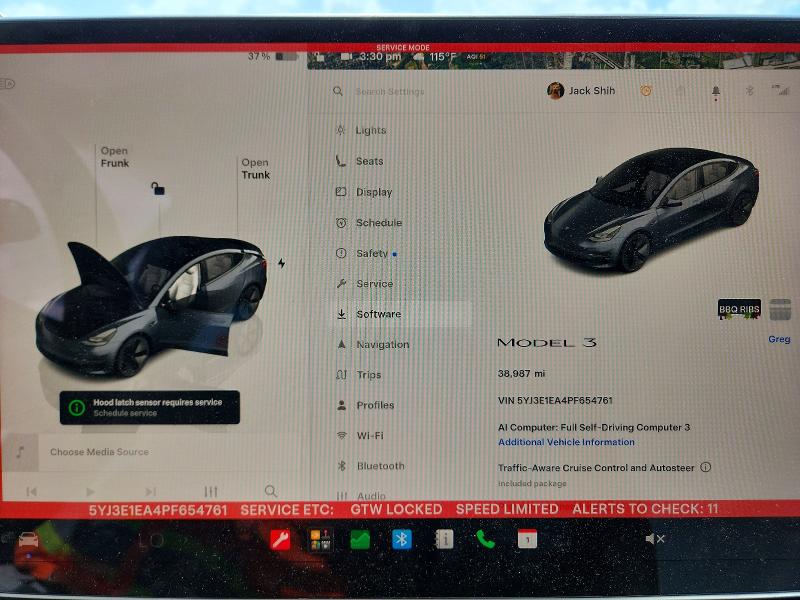 58152246 :رقم المزاد ، 5YJ3E1EA4PF654761 vin ، 2023 Tesla Model 3 مزاد بيع