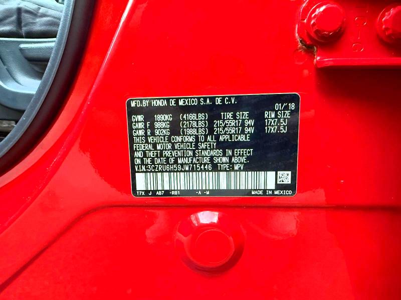 2018 Honda Hr-v მანქანა იყიდება აუქციონზე, vin: 3CZRU6H59JM715446, აუქციონის ნომერი: 61984136