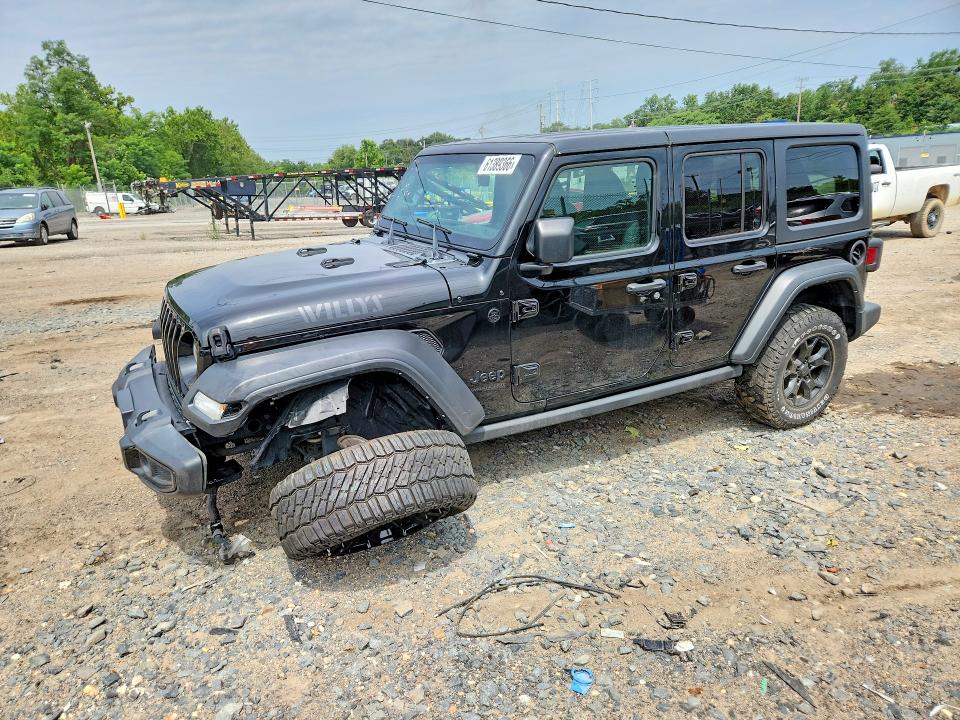 Продажа на аукционе авто 2021 Jeep Wrangler Unlimited, vin: 1C4HJXDNXMW852678, номер лота: 61389366