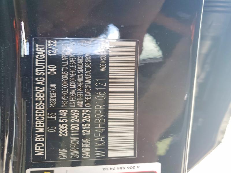 Продажа на аукционе авто 2023 Mercedes-benz C, vin: W1KAF4HB9PR106121, номер лота: 63126706