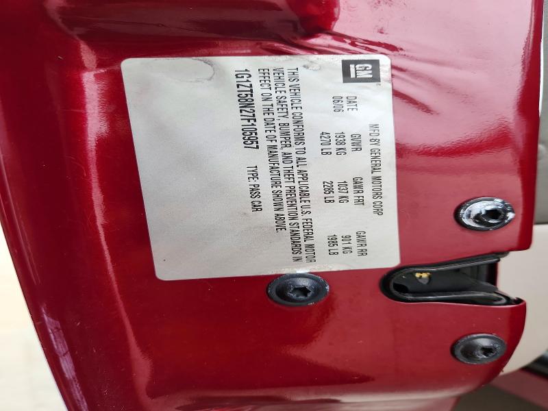 Aukcja sprzedaży 2007 Chevrolet Malibu, vin: 1G1ZT58N27F105957, numer aukcji: 60598516