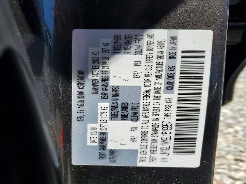 Продажа на аукционе авто 2020 Mazda 6, vin: JM1GL1VM9L1519957, номер лота: 59912106