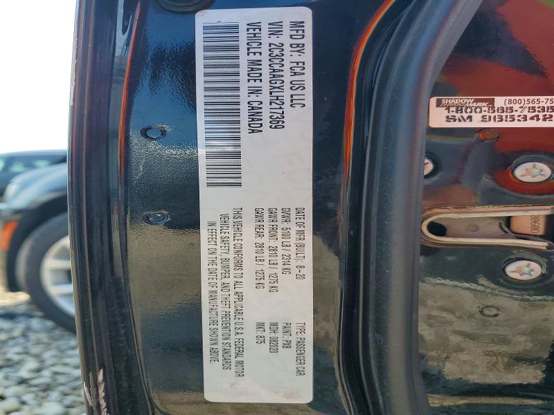 Aukcja sprzedaży 2020 Chrysler 300, vin: 2C3CCAAGXLH217369, numer aukcji: 60506026