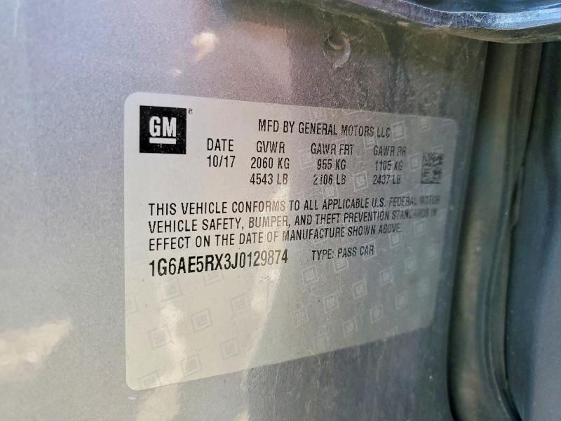 Продаж на аукціоні авто 2018 Cadillac Ats, vin: 1G6AE5RX3J0129874, номер лоту: 61334536
