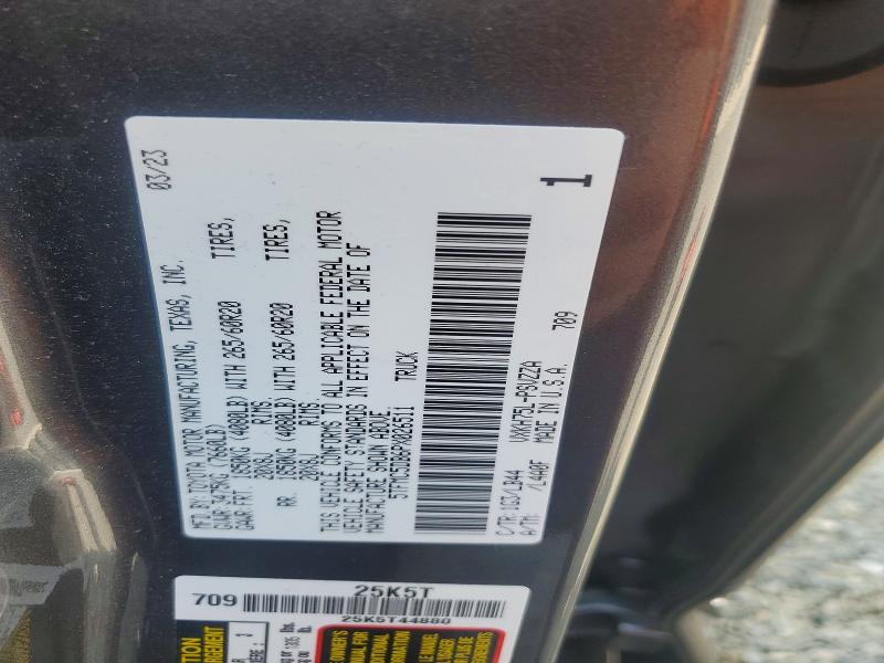 Продаж на аукціоні авто 2023 Toyota Tundra, vin: 5TFMC5DB6PX026511, номер лоту: 59861726