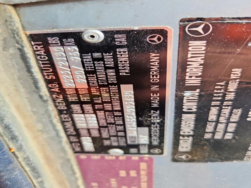 Aukcja sprzedaży 1984 Mercedes-benz 380, vin: WDBBA45A6EA005430, numer aukcji: 60365526