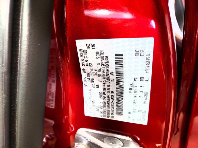 Продажа на аукционе авто 2017 Ford Escape, vin: 1FMCU0JD3HUB06168, номер лота: 62933426