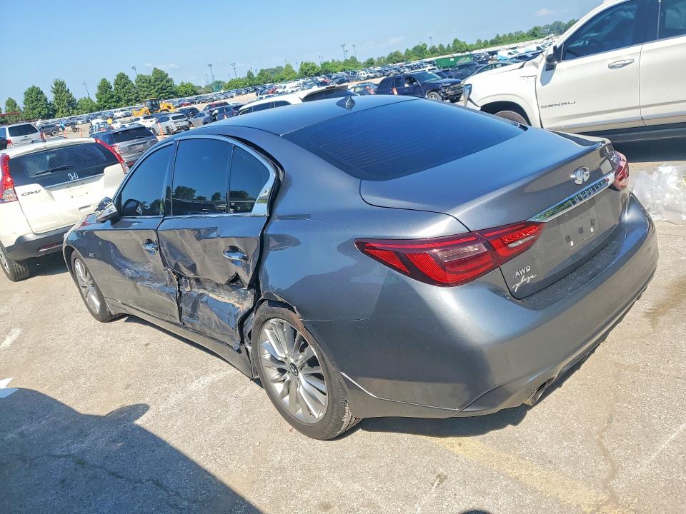 60909046 :رقم المزاد ، JN1EV7AR0KM591667 vin ، 2019 Infiniti Q50 مزاد بيع