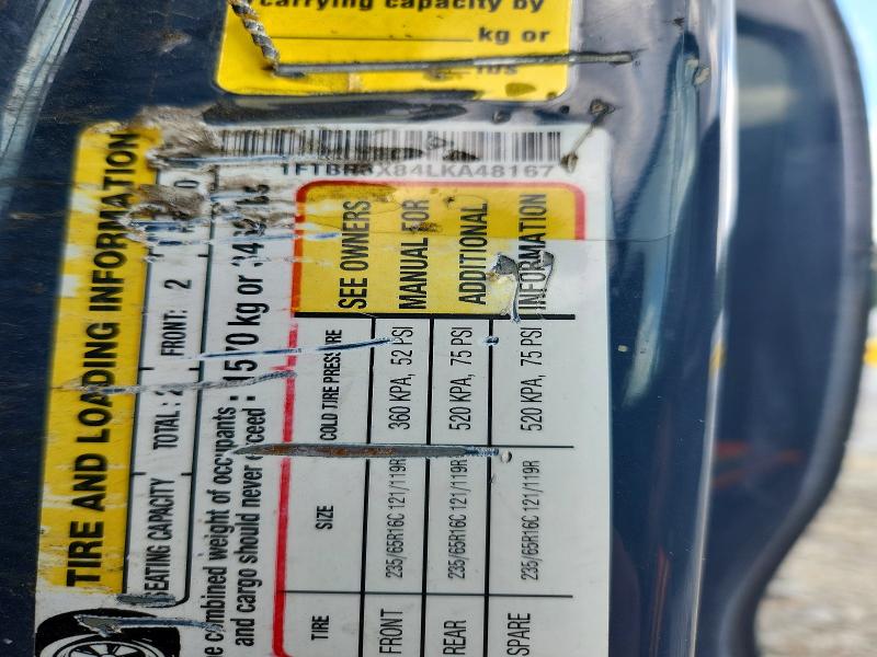 Aukcja sprzedaży 2020 Ford Transit, vin: 1FTBR3X84LKA48167, numer aukcji: 59921996