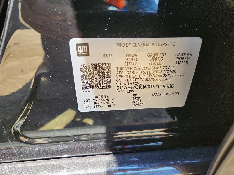 Продажа на аукционе авто 2023 Buick Enclave, vin: 5GAERCKW9PJ119086, номер лота: 60793776