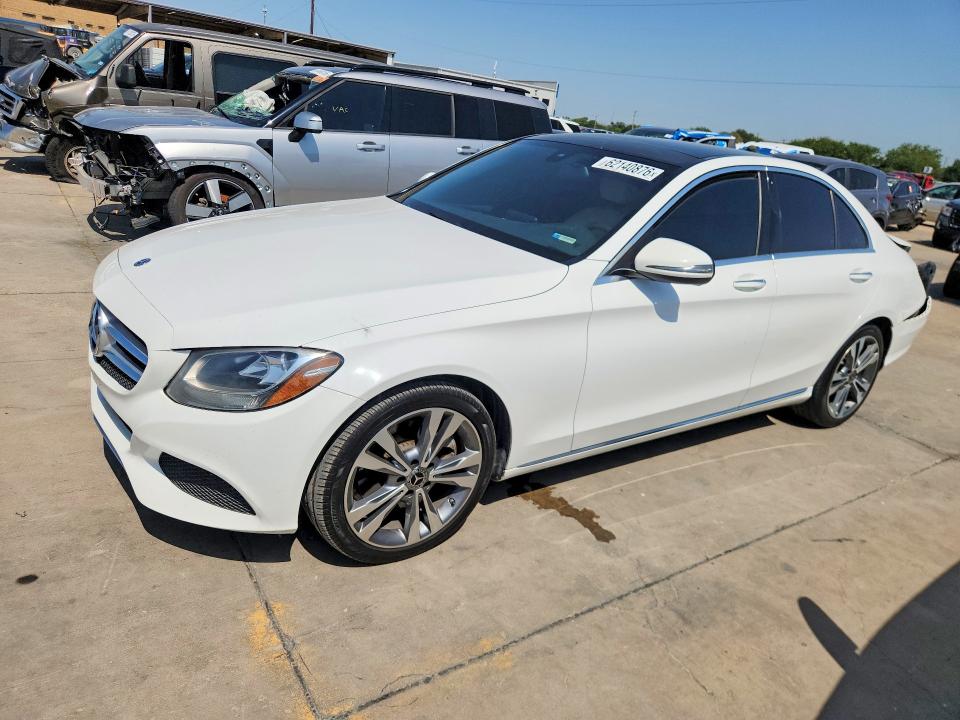 2018 Mercedes-benz C მანქანა იყიდება აუქციონზე, vin: 55SWF4JB2JU244444, აუქციონის ნომერი: 62140876