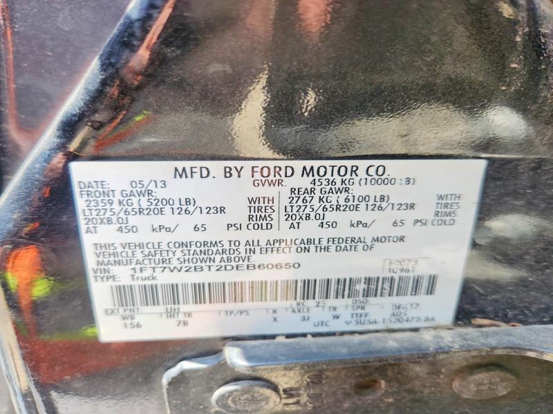 Aukcja sprzedaży 2013 Ford F250, vin: 1FT7W2BT2DEB60650, numer aukcji: 61776856
