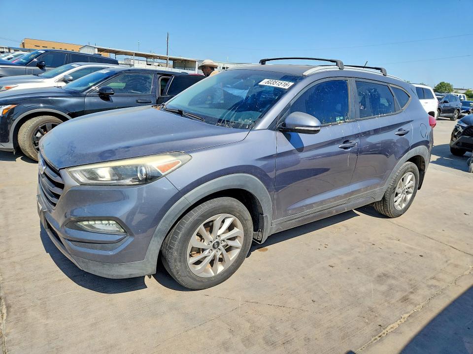 2016 Hyundai Tucson მანქანა იყიდება აუქციონზე, vin: KM8J33A22GU199158, აუქციონის ნომერი: 60351516