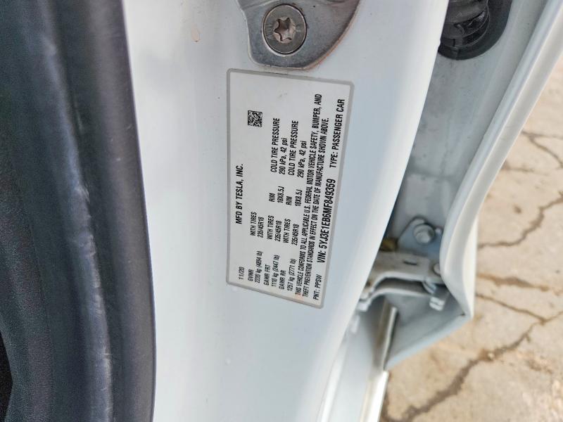 Продажа на аукционе авто 2021 Tesla Model 3, vin: 5YJ3E1EB6MF849359, номер лота: 60068806