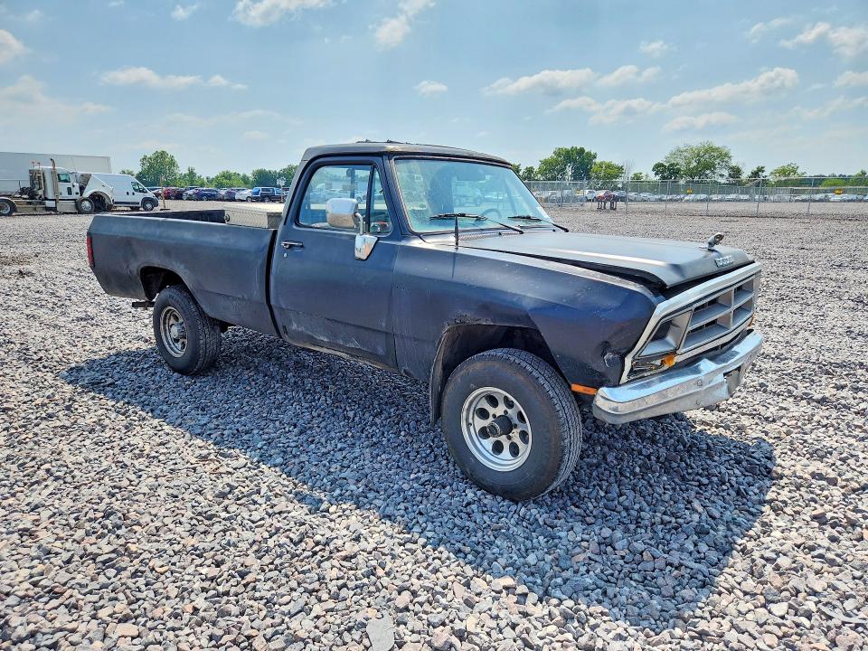 1989 Dodge W-series მანქანა იყიდება აუქციონზე, vin: 1B7HM06Y7KS105548, აუქციონის ნომერი: 61200856