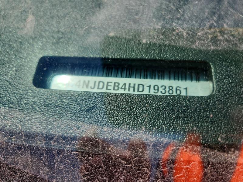 2017 Jeep Compass მანქანა იყიდება აუქციონზე, vin: 1C4NJDEB4HD193861, აუქციონის ნომერი: 61893726