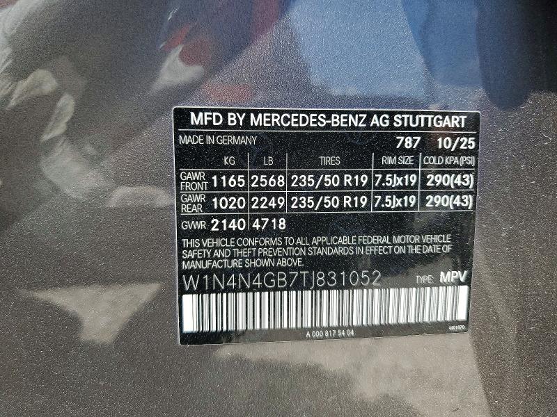 Aukcja sprzedaży 2026 Mercedes-benz Gla, vin: W1N4N4GB7TJ831052, numer aukcji: 63282246
